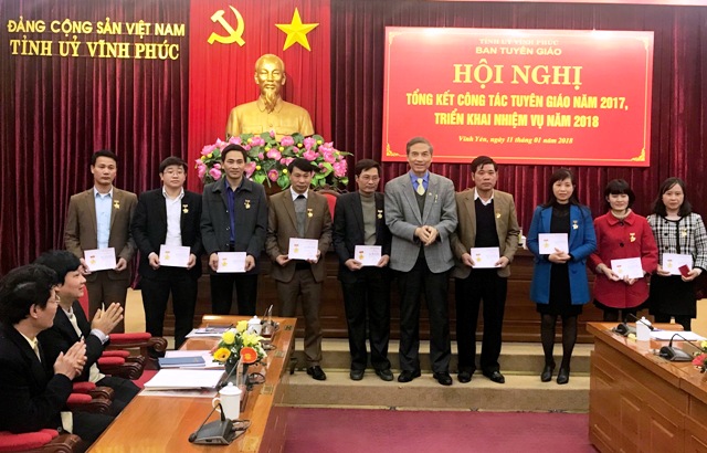 Vĩnh Phúc tiếp tục thực hiện có hiệu quả nhiệm vụ công tác tuyên giáo