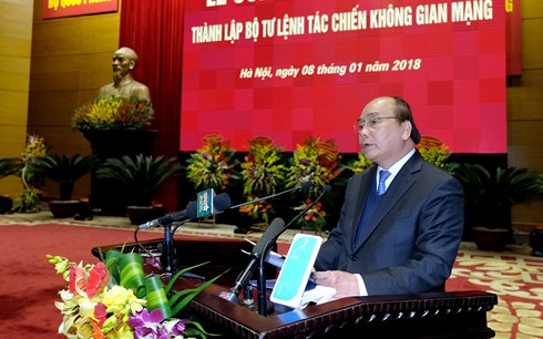 Thủ tướng Xây dựng lực lượng tác chiến không gian mạng tiến thẳng lên hiện đại