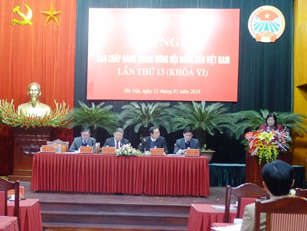 Hội Nông dân Việt Nam triển khai nhiệm vụ công tác năm 2018