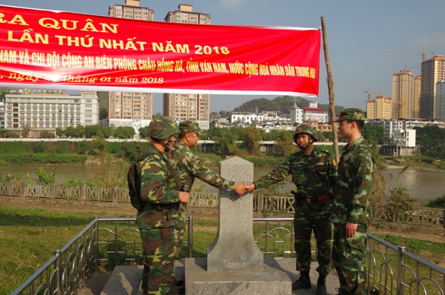 Tuần tra liên hợp trên biên giới Việt - Trung