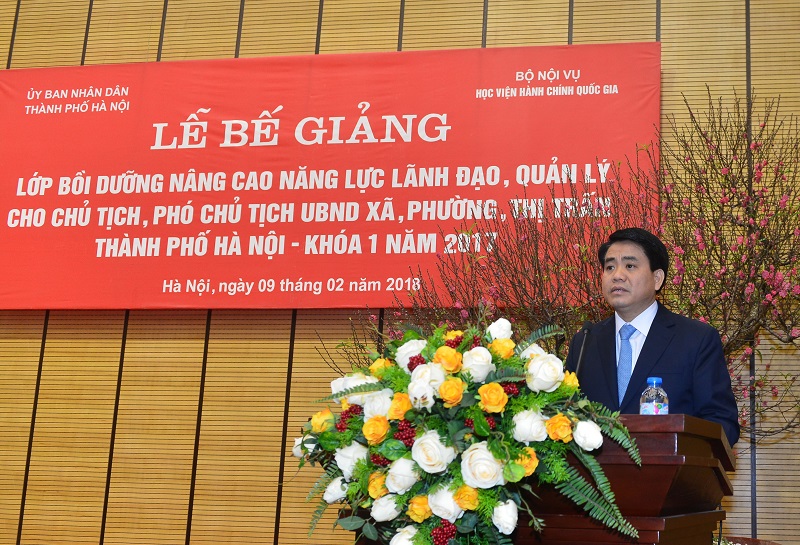 Hà Nội Năm 2020, đội ngũ cán bộ lãnh đạo xã, phường được bồi dưỡng năng lực quản lý