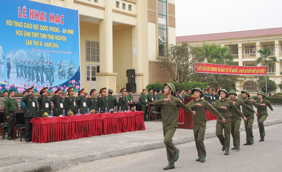 Tổ chức triển khai giáo dục quốc phòng và an ninh năm 2018