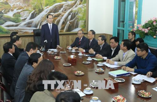 Chủ tịch nước làm việc với Văn phòng Thường trực Ban Chỉ đạo Cải cách tư pháp Trung ương