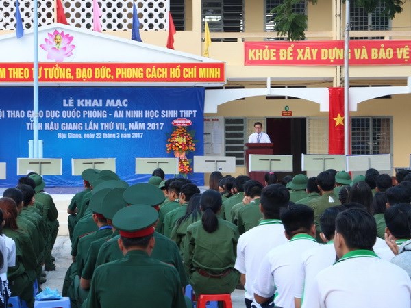 Tổ chức triển khai giáo dục quốc phòng và an ninh năm 2018