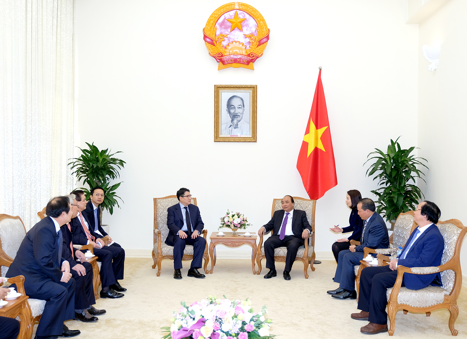 Thủ tướng Nguyễn Xuân Phúc Quan tâm, hỗ trợ để Tập đoàn Hyosung đầu tư kinh doanh thành công tại Việt Nam