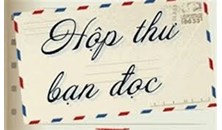 Hộp thư bạn đọc
