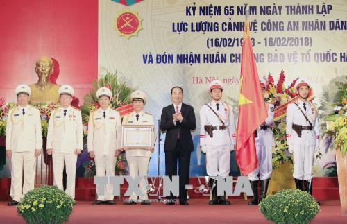 Chủ tịch nước Trần Đại Quang dự kỷ niệm 65 năm Lực lượng Cảnh vệ Công an nhân dân