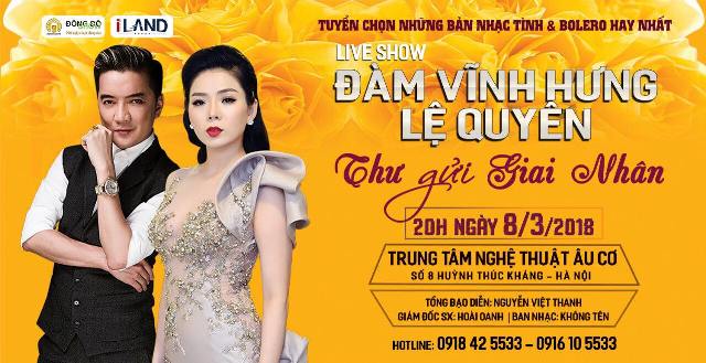 Liveshow đặc biệt mừng ngày 8 3 “Thư gửi giai nhân”