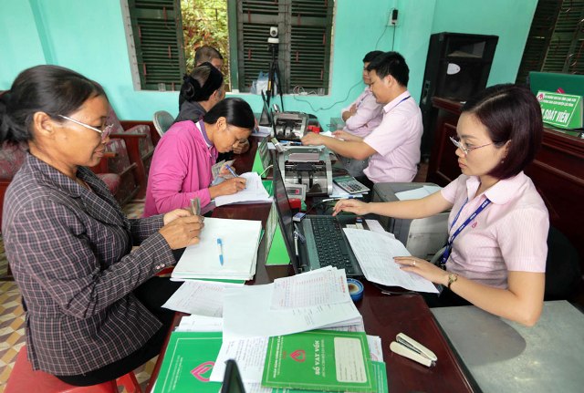 Năm 2018, tăng trưởng dư nợ tín dụng của Ngân hàng chính sách xã hội là 8,5