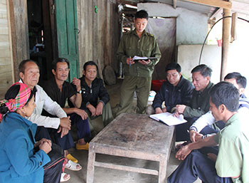 Bản người La Hủ ở Lai Châu thực hiện quy ước “không ma túy”