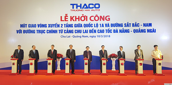 THACO đầu tư 600 tỷ đồng xây dựng nút giao trên Quốc lộ 1A