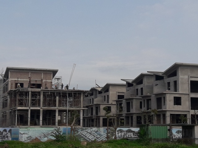 Dự án Khai Sơn Hill Hà Nội  Ngang nhiên thi công 26 căn biệt thự không phép