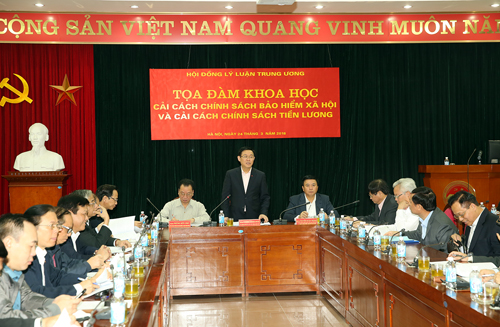 Tọa đàm khoa học “Cải cách chính sách bảo hiểm xã hội và cải cách chính sách tiền lương”