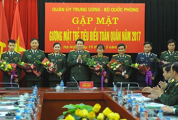 Quân ủy Trung ương, Bộ Quốc phòng gặp các gương mặt trẻ tiêu biểu toàn quân