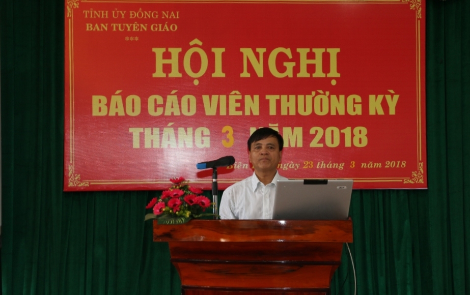 Ban Tuyên giáo Tỉnh ủy Đồng Nai tổ chức Hội nghị Báo cáo viên về chính sách BHXH