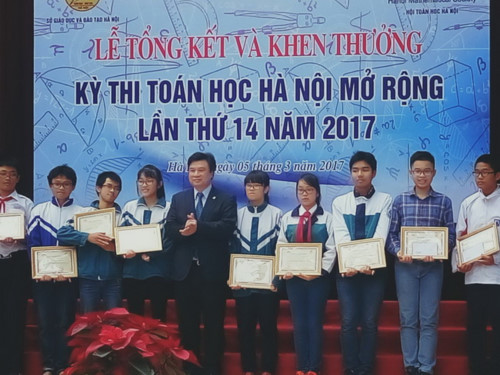 Sắp diễn ra Kỳ thi Toán học Hà Nội mở rộng năm 2018