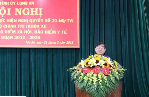 Long An Tăng cường sự lãnh đạo của Đảng đối với công tác BHXH, BHYT