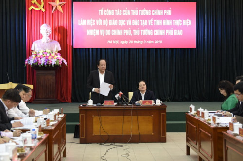 Thủ tướng lưu ý Bộ Giáo dục và Đào tạo 6 vấn đề