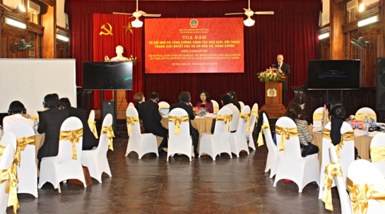 Đổi mới và tăng cường công tác hoà giải, đối thoại trong giải quyết các vụ án dân sự, hành chính