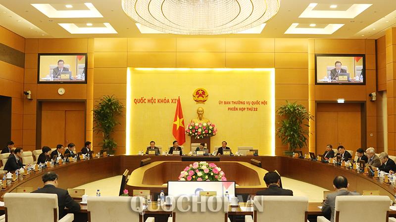 Khai mạc phiên họp thứ 22 Ủy ban Thường vụ Quốc hội