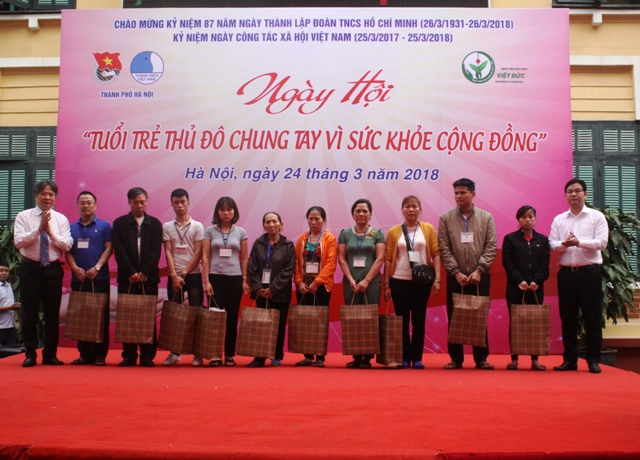 Ngày hội Tuổi trẻ Thủ đô chung tay vì sức khỏe cộng đồng