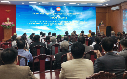 Tuyên truyền sâu rộng ý nghĩa, nội dung cơ bản của Luật Tín ngưỡng, tôn giáo