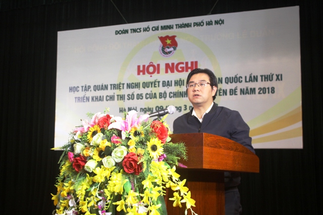 Thành đoàn Hà Nội học tập, quán triệt Nghị quyết Đại hội Đoàn toàn quốc lần thứ XI