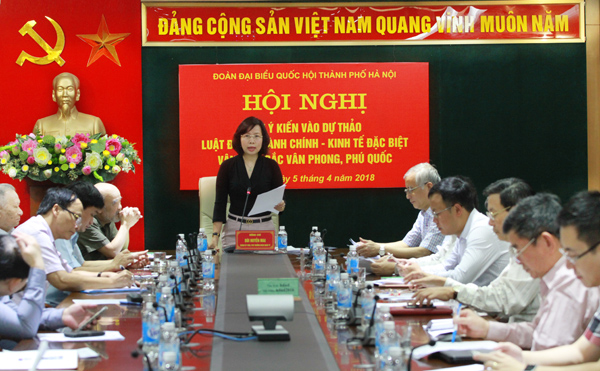 Đóng góp ý kiến vào dự thảo Luật Đơn vị hành chính - kinh tế đặc biệt Vân Đồn, Bắc Vân Phong, Phú Quốc
