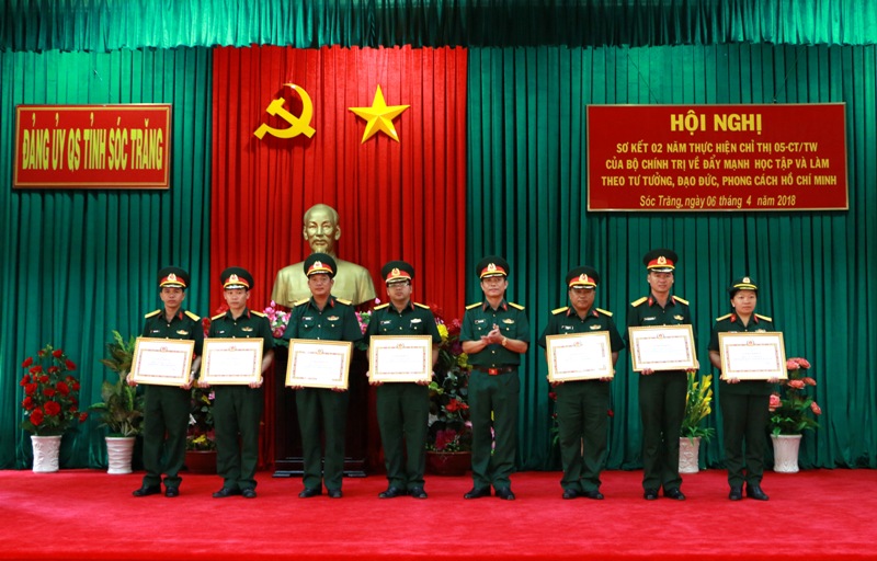 Đảng bộ Quân sự tỉnh Sóc Trăng Thực hiện Chỉ thị 05 bằng những việc làm thiết thực