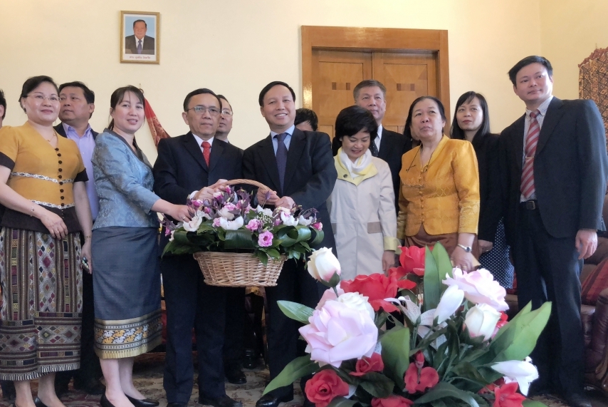 Đại sứ quán Việt Nam tại Liên bang Nga chúc mừng Tết cổ truyền Lào