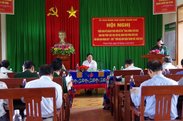 Thanh Khê Đà Nẵng triển khai kế hoạch tuyên truyền phổ biến giáo dục pháp luật năm 2018