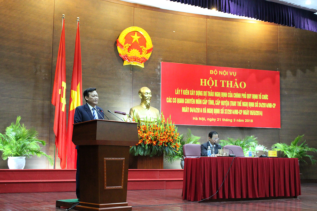 Đề xuất phương án quy định số lượng Phó Trưởng phòng chuyên môn thuộc UBND cấp huyện