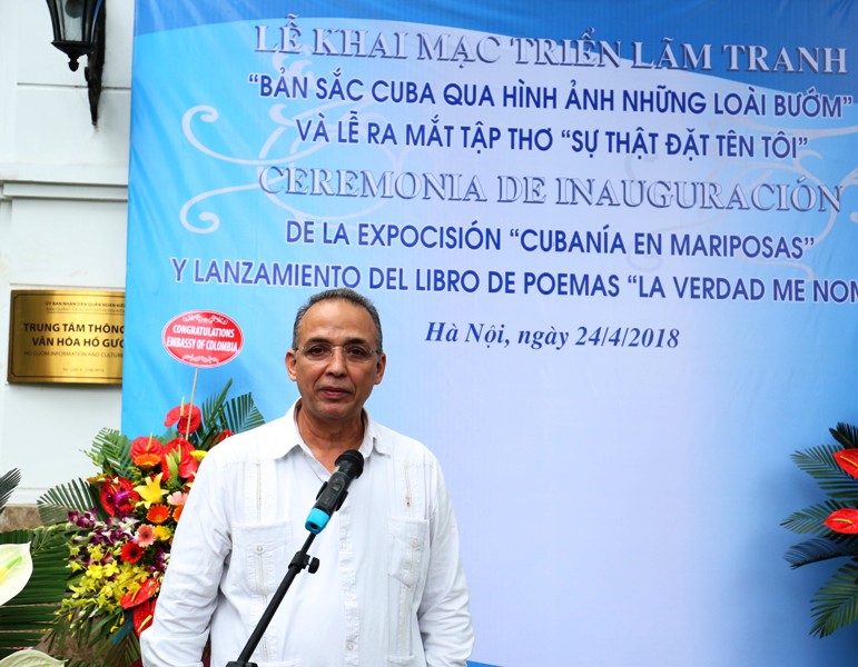 Triển lãm tranh và ra mắt Tập thơ của Anh hùng Cuba Antonio Guerrero Rodriguez