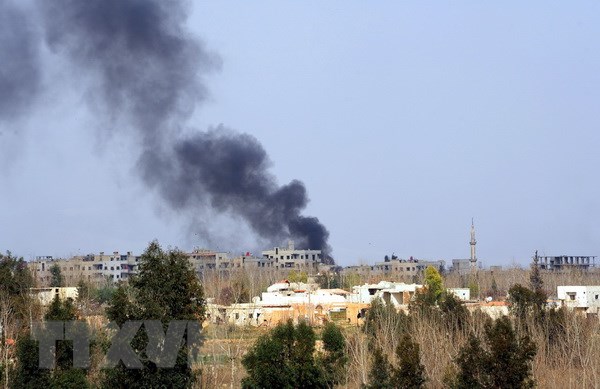 Sân bay quân sự tại miền Trung Syria bị tấn công