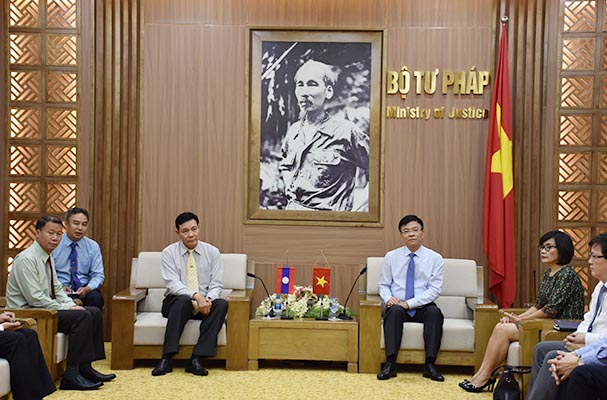 Tăng cường hợp tác tư pháp Việt Nam – Lào