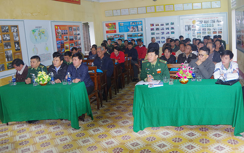 Đẩy mạnh xây dựng thế trận biên phòng toàn dân