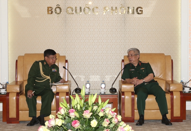 Việt Nam coi trọng quan hệ hợp tác quốc phòng với Myanmar