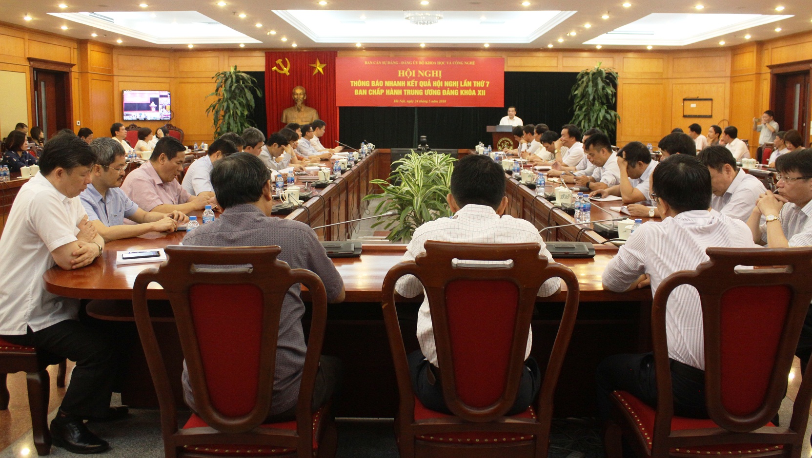 Đảng ủy Bộ Khoa học và Công nghệ thông báo nhanh kết quả Hội nghị Trung ương 7 khóa XII
