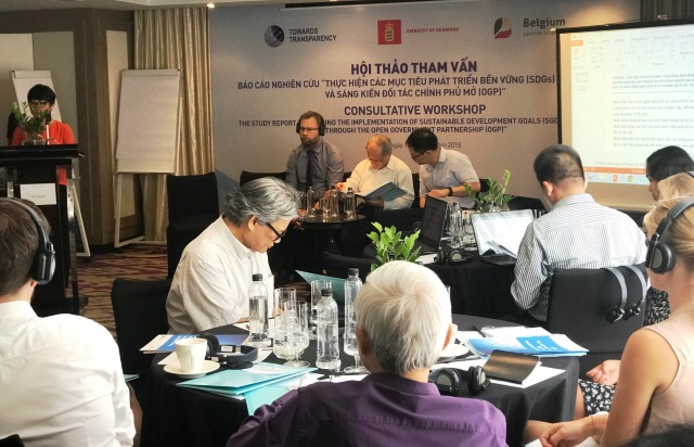 “Thực hiện các Mục tiêu phát triển bền vững và sáng kiến đối tác Chính phủ mở”