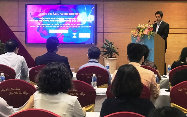 Thúc đẩy xuất khẩu hàng dệt may vào thị trường Australia