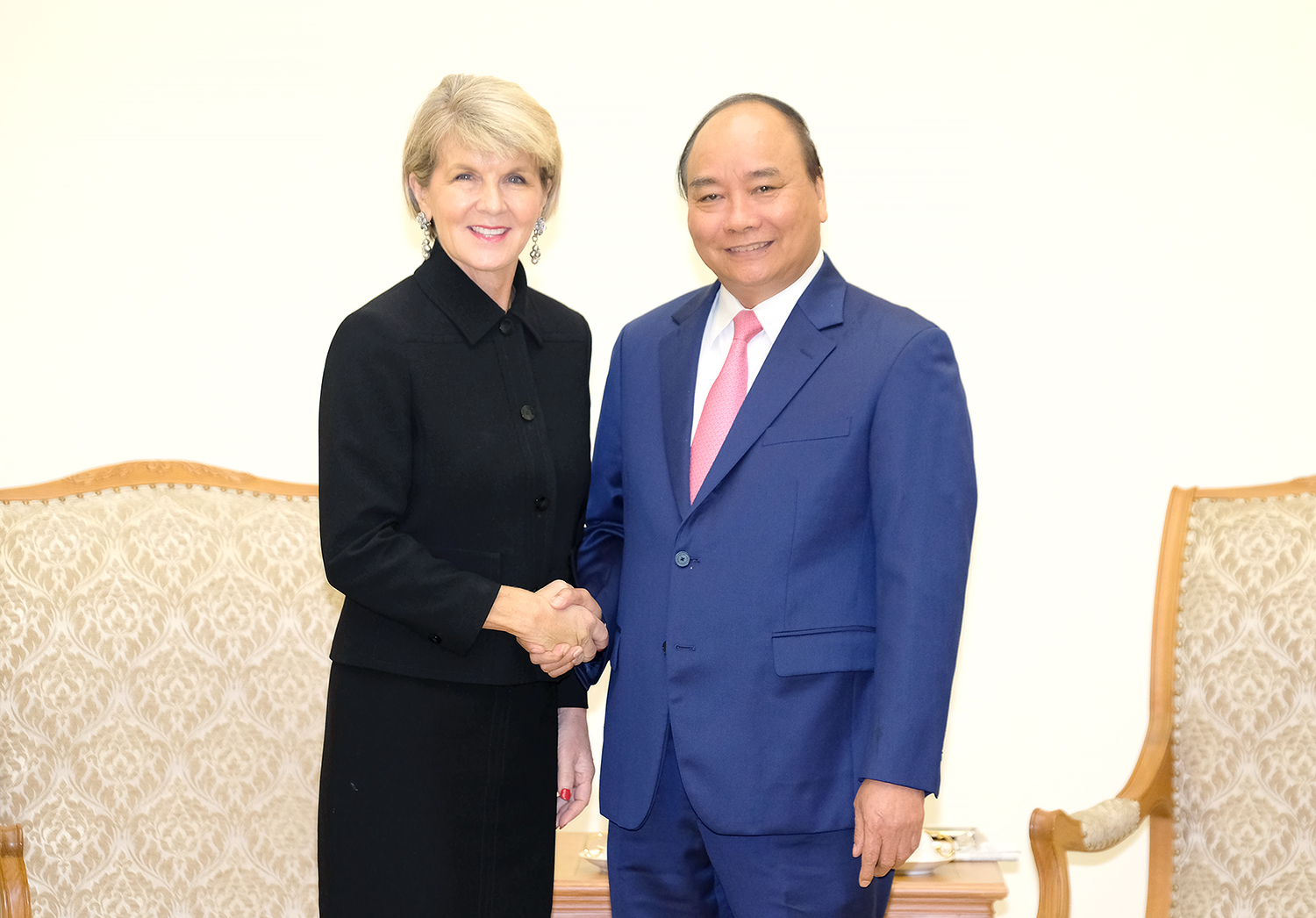 Thủ tướng Nguyễn Xuân Phúc tiếp Bộ trưởng Bộ Ngoại giao Australia