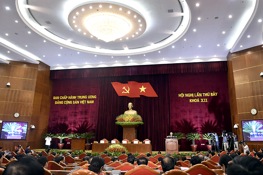 Thông báo Hội nghị lần thứ bảy Ban Chấp hành Trung ương Đảng khóa XII