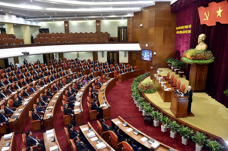 Phiên bế mạc Hội nghị Trung ương 7 khoá XII