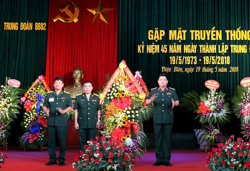 Trung đoàn Bộ binh 82 Quân khu 2 kỷ niệm 45 năm Ngày thành lập