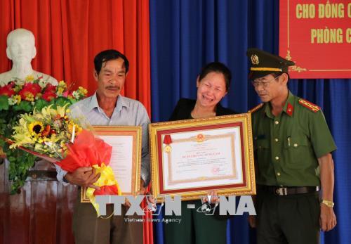 Truy tặng Huân chương Dũng cảm cho Thượng sỹ Công an hy sinh thân mình cứu người đuối nước