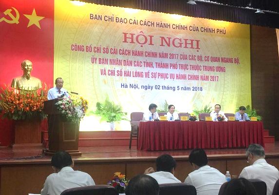 Ngân hàng Nhà nước và tỉnh Quảng Ninh dẫn đầu chỉ số cải cách hành chính