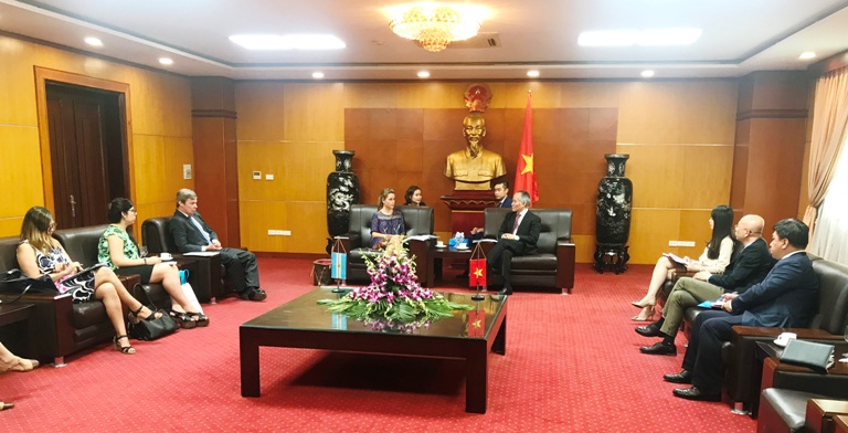 Thứ trưởng Bộ Nông nghiệp Ác-hen-ti-na làm việc với Bộ Công Thương