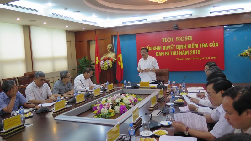 Triển khai quyết định kiểm tra của Ban Bí thư đối với Ban cán sự đảng Bộ Thông tin và Truyền thông