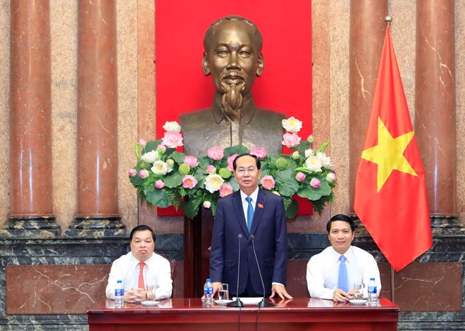 Chủ tịch nước gặp mặt đại biểu thanh niên Khối các cơ quan Trung ương