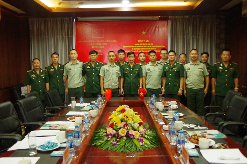 Đồn Biên phòng Bát Xát tăng cường công tác phối hợp với các đơn vị Biên phòng Trung Quốc